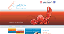 Desktop Screenshot of championseafood.com